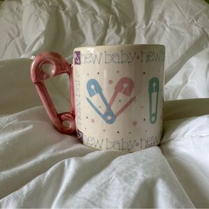 New Baby 90s Vintage Safety Pin Mug